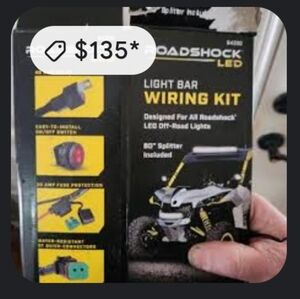 Wireing kit & 2120 lumens per light "FLOOD PAIR" 50 CASH